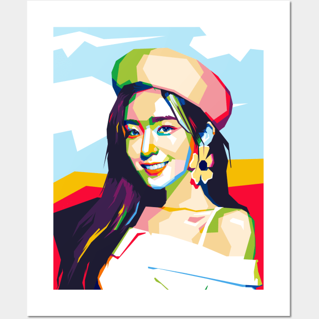 irene red velvet Wall Art by ZeekayID